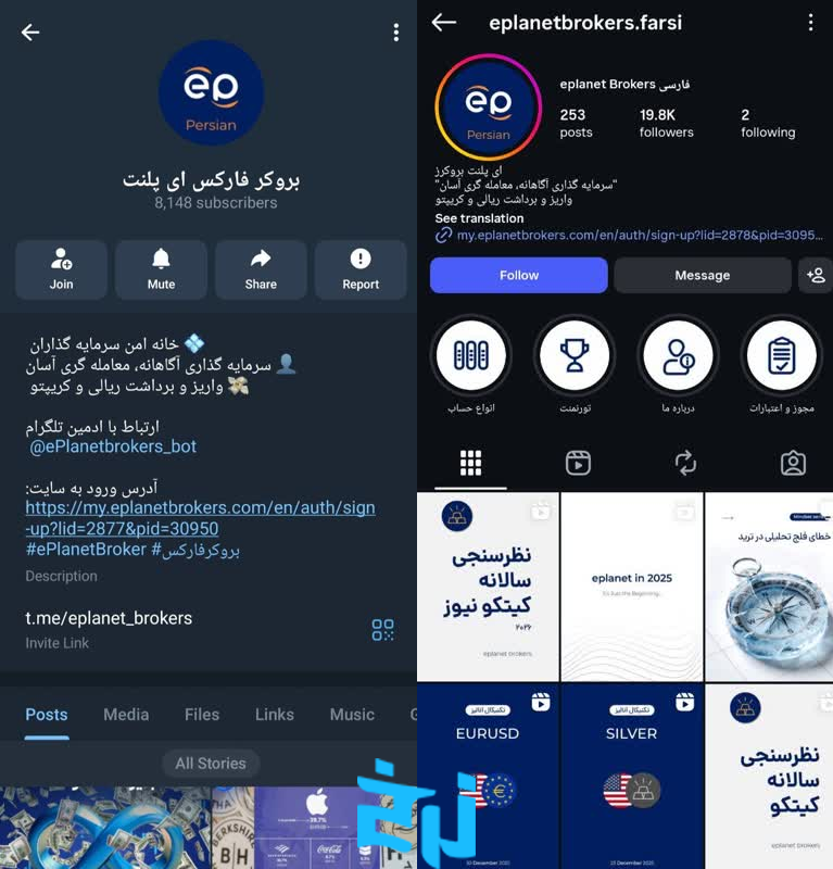 شبکه‌های اجتماعی بروکر ای‌پلنت