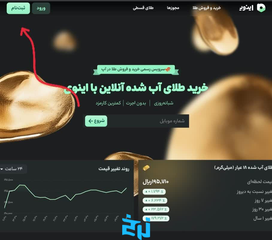 مراحل ثبت‌نام در اینوی